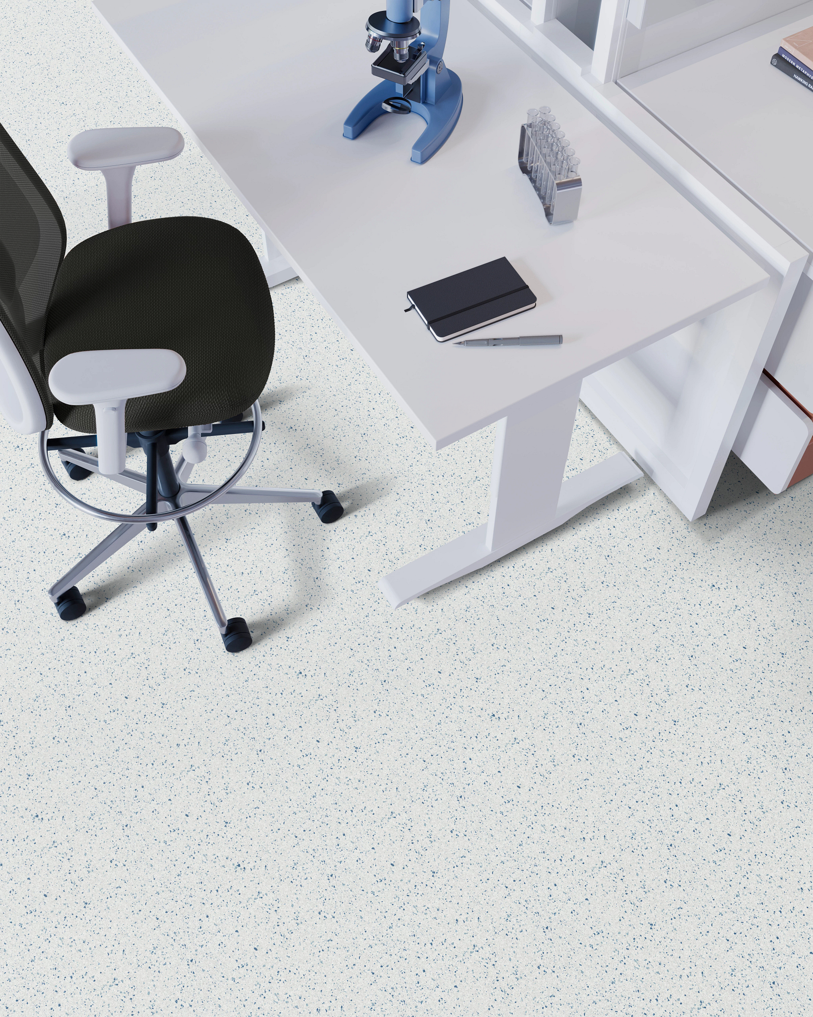 Commercial flooring installation by WSI Office
