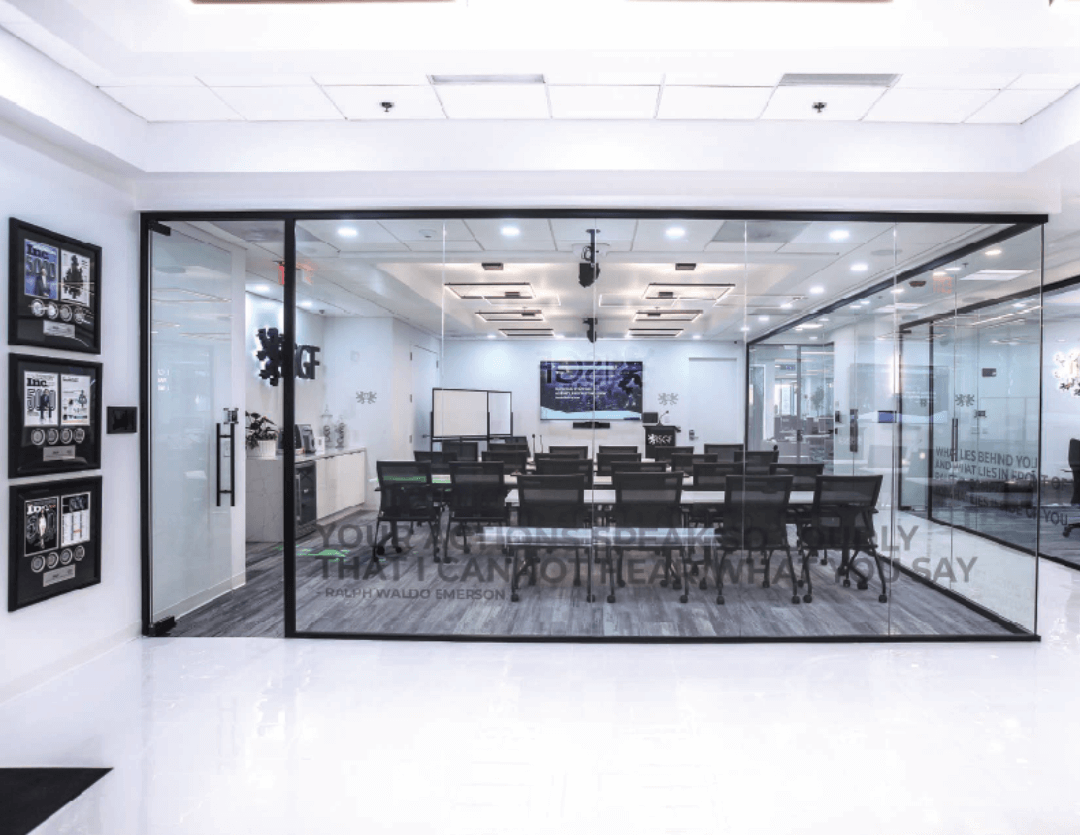 Architectural wall installation by WSI Office