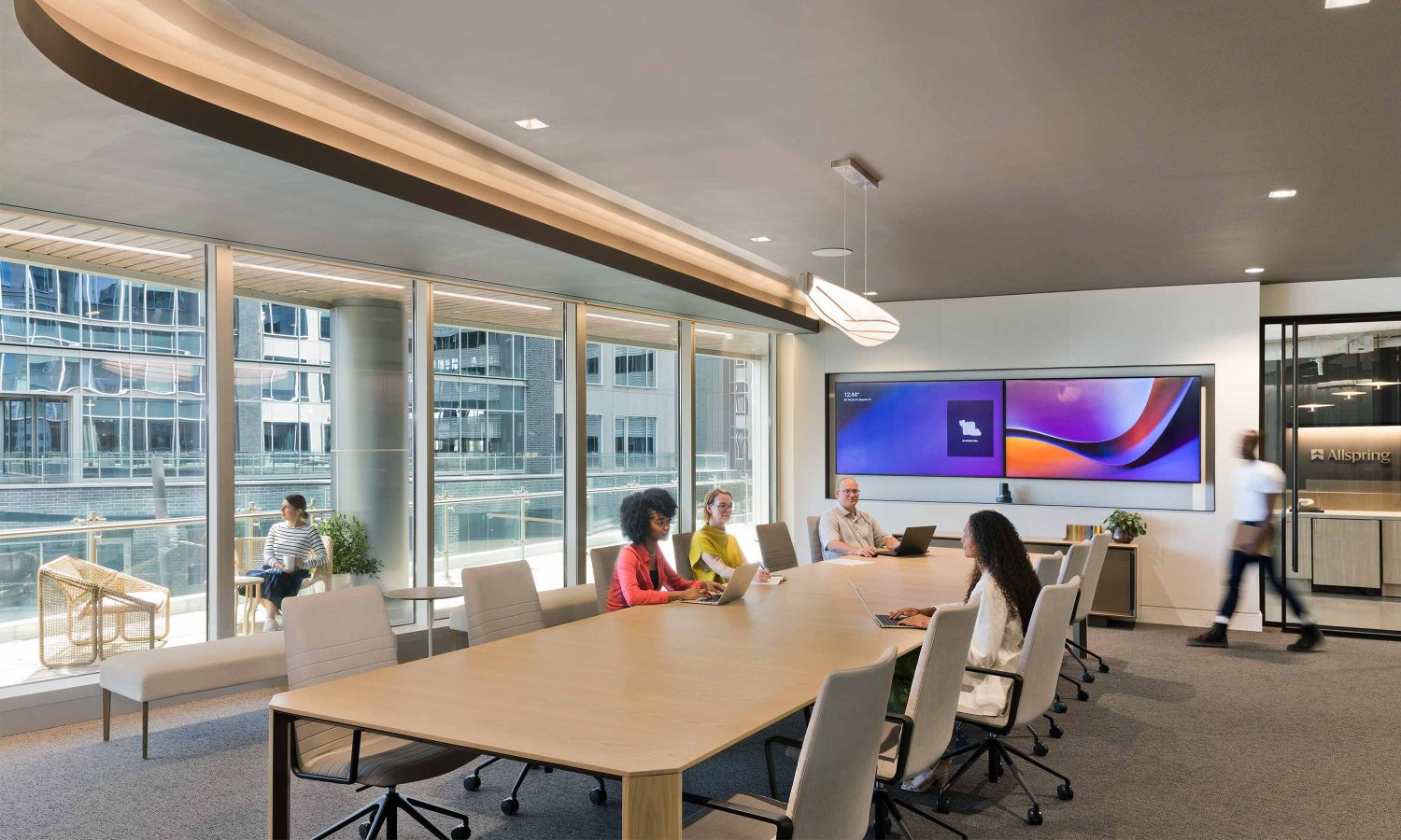 Conference room installation by WSI Office