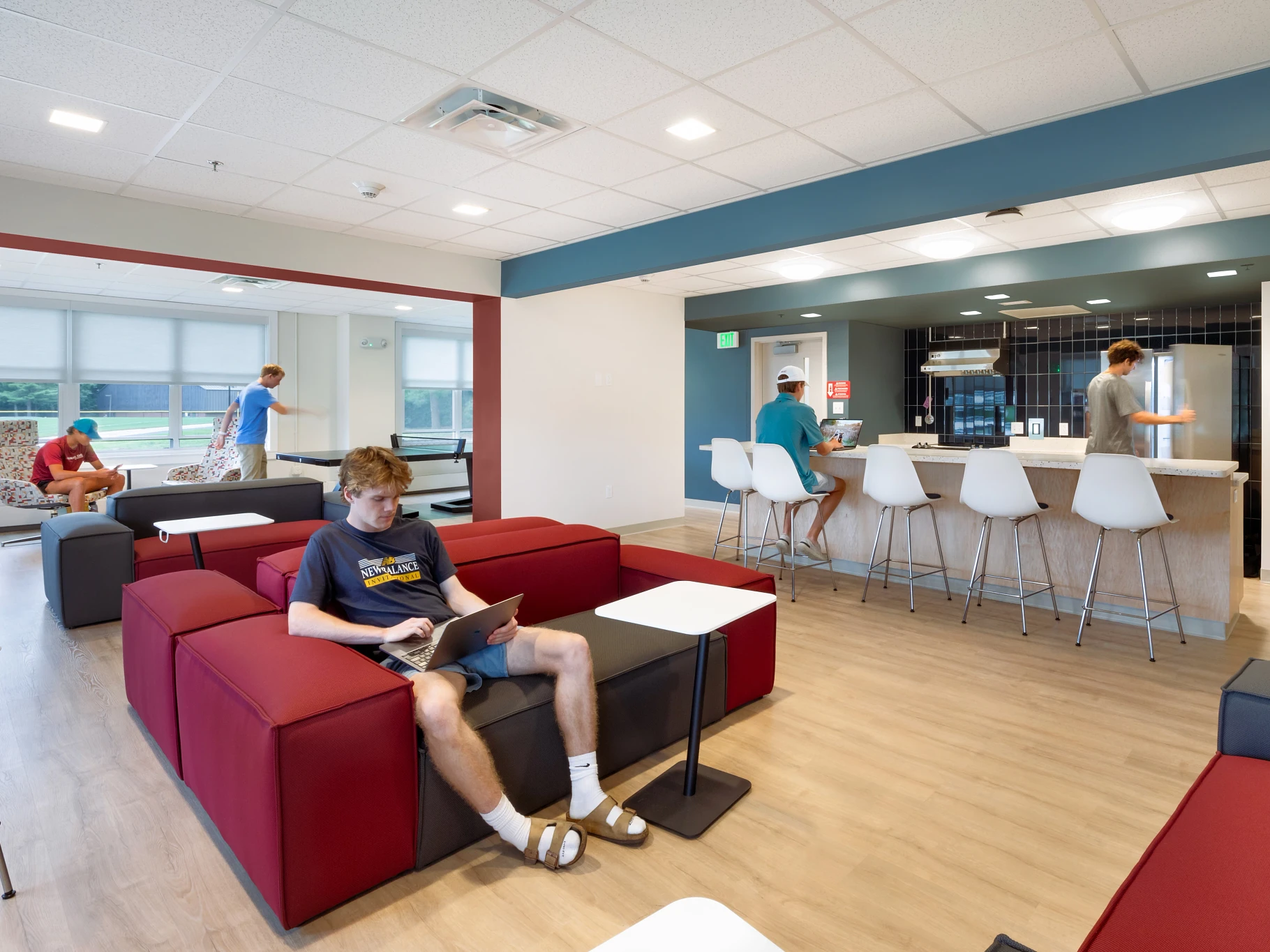 Commercial flooring installation by WSI Office