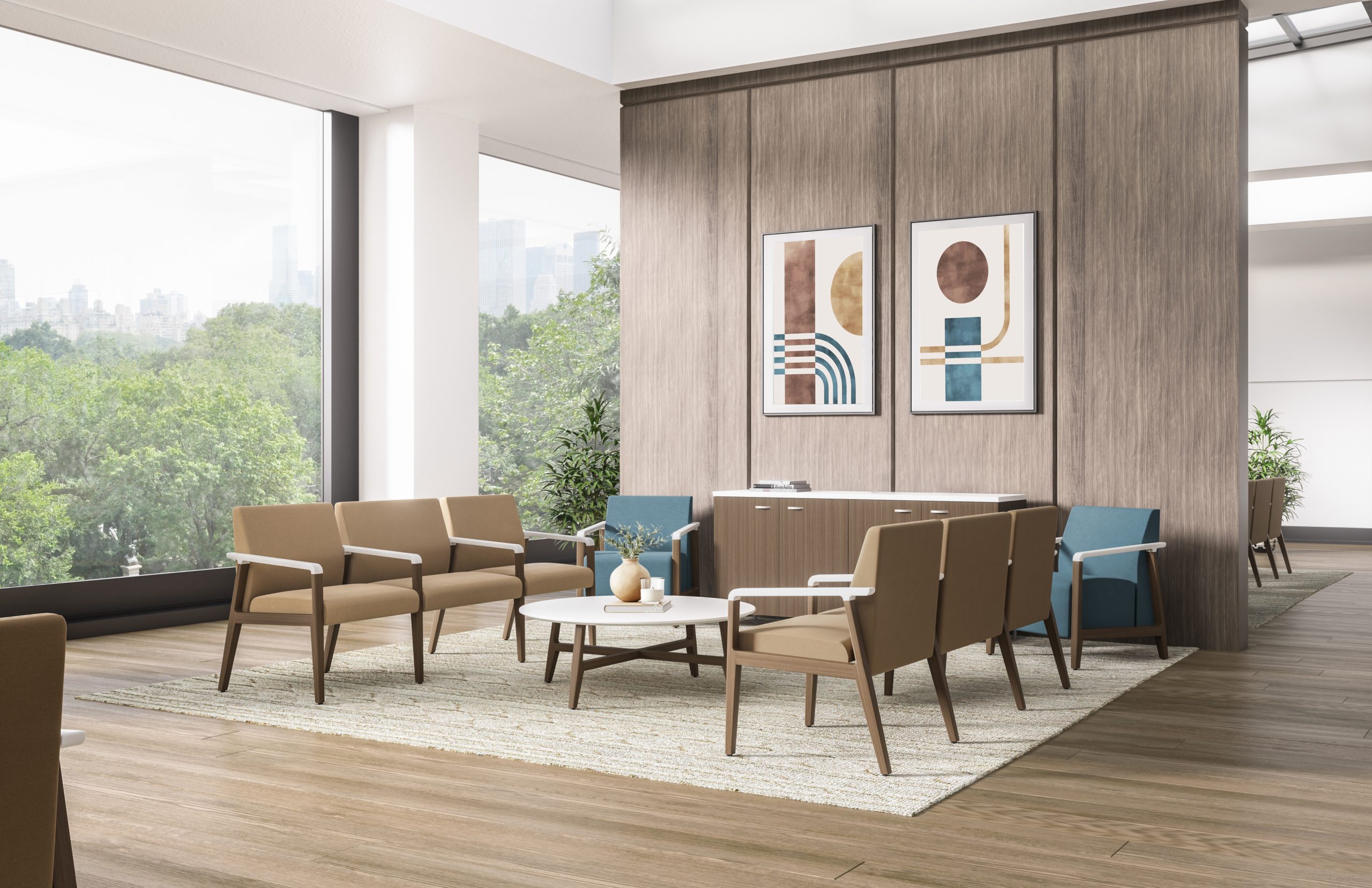 Healthcare furniture installation by WSI Office