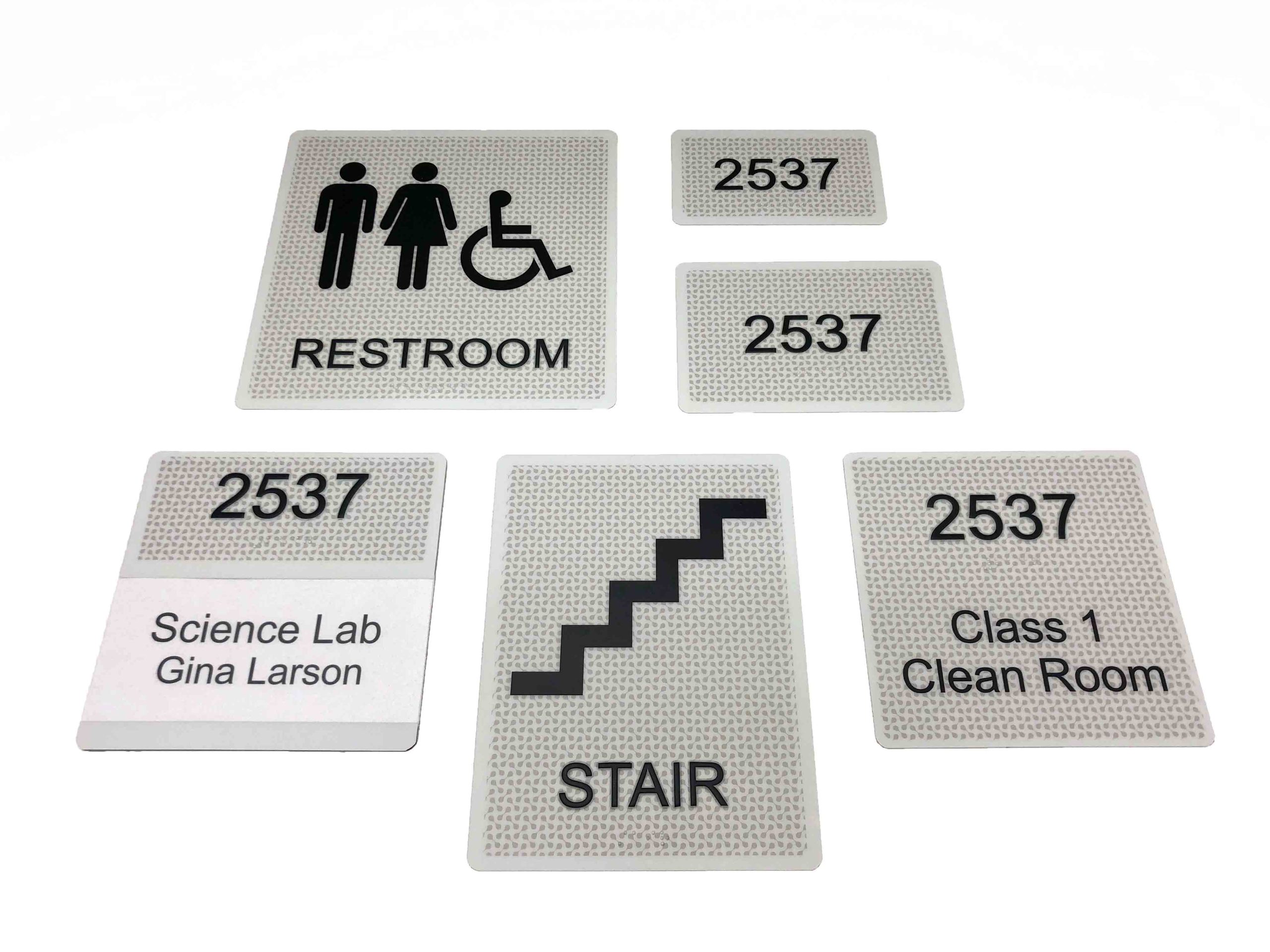Signage installation by WSI Office