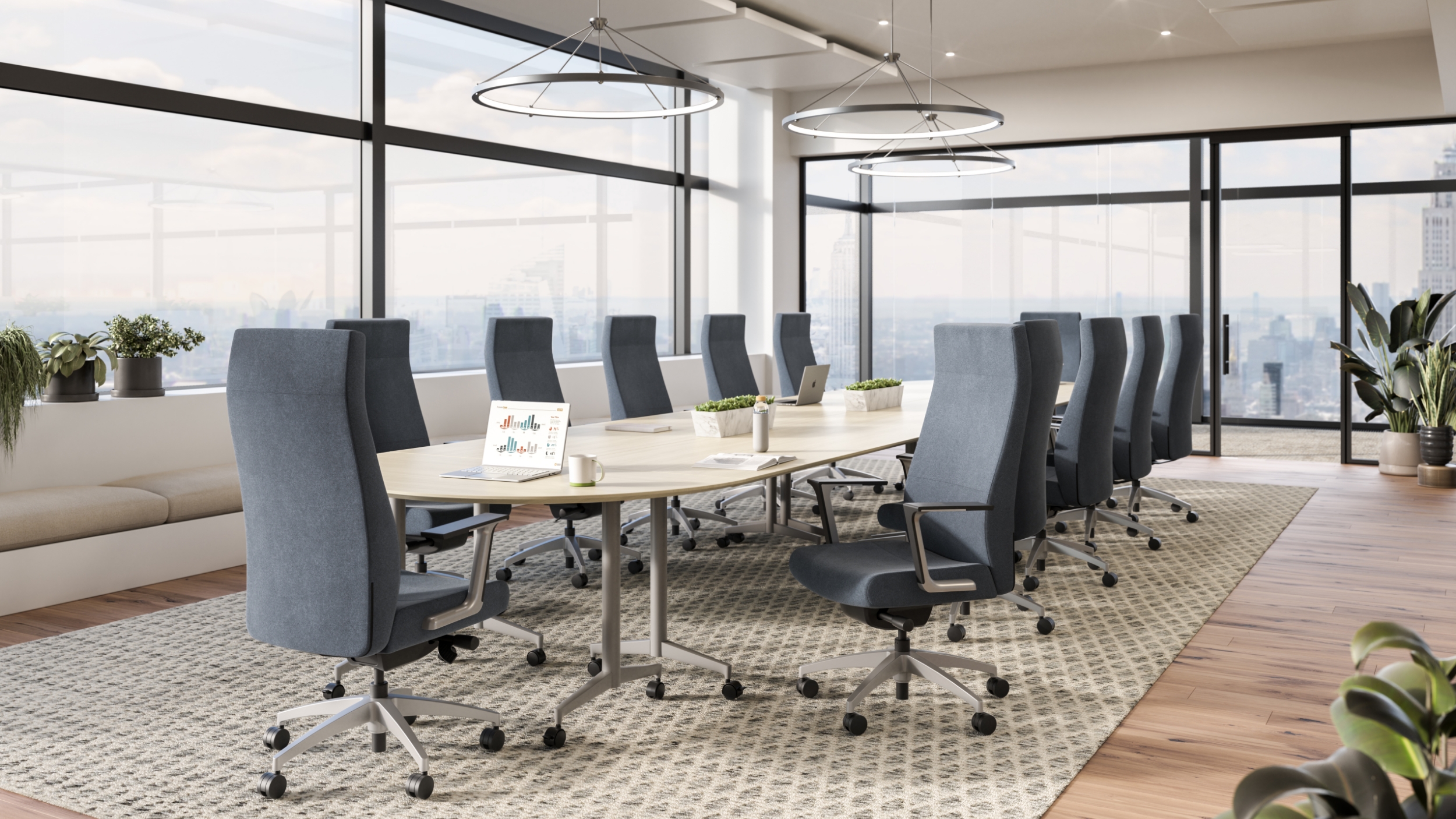 Commercial seating installation by WSI Office