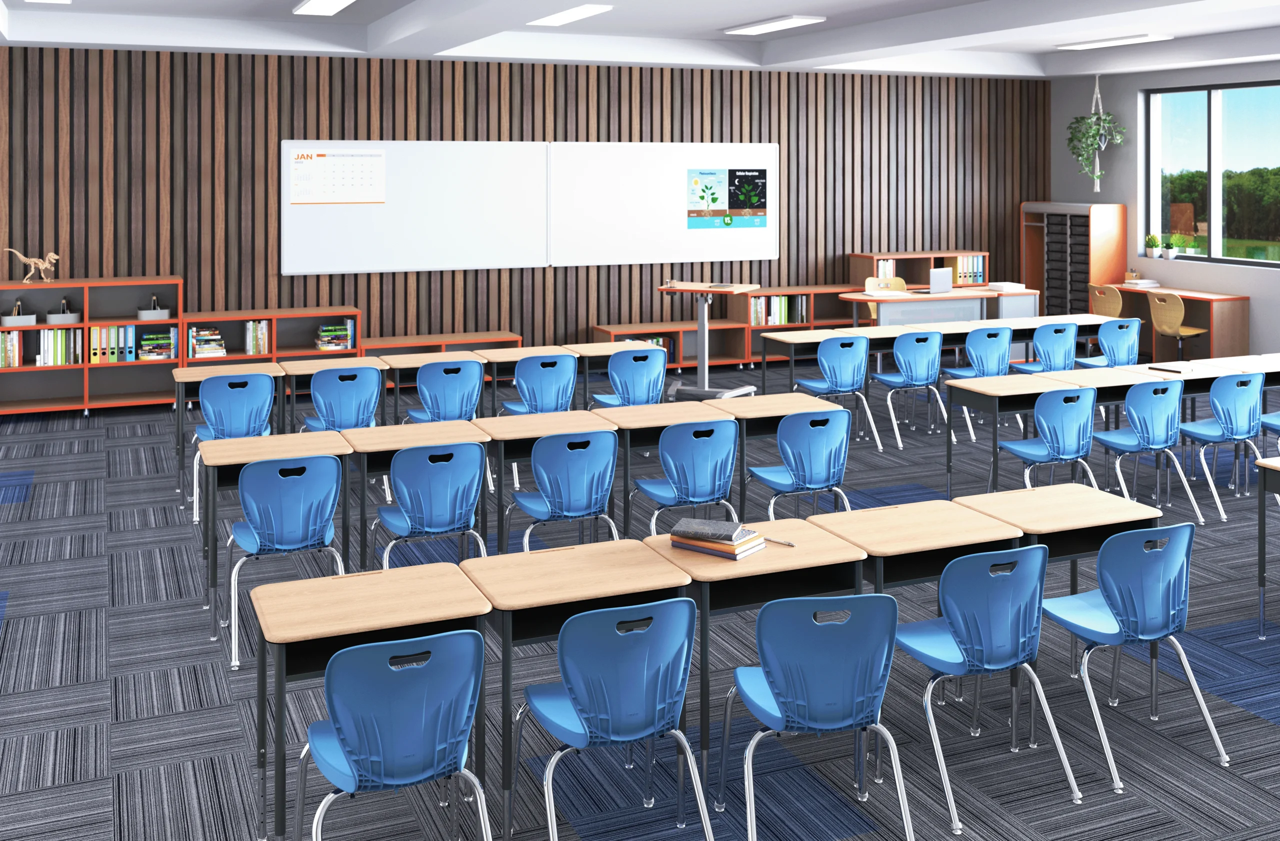 Education furniture installation by WSI Office