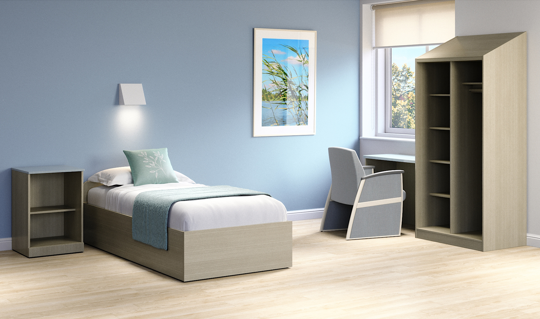 Healthcare furniture installation by WSI Office