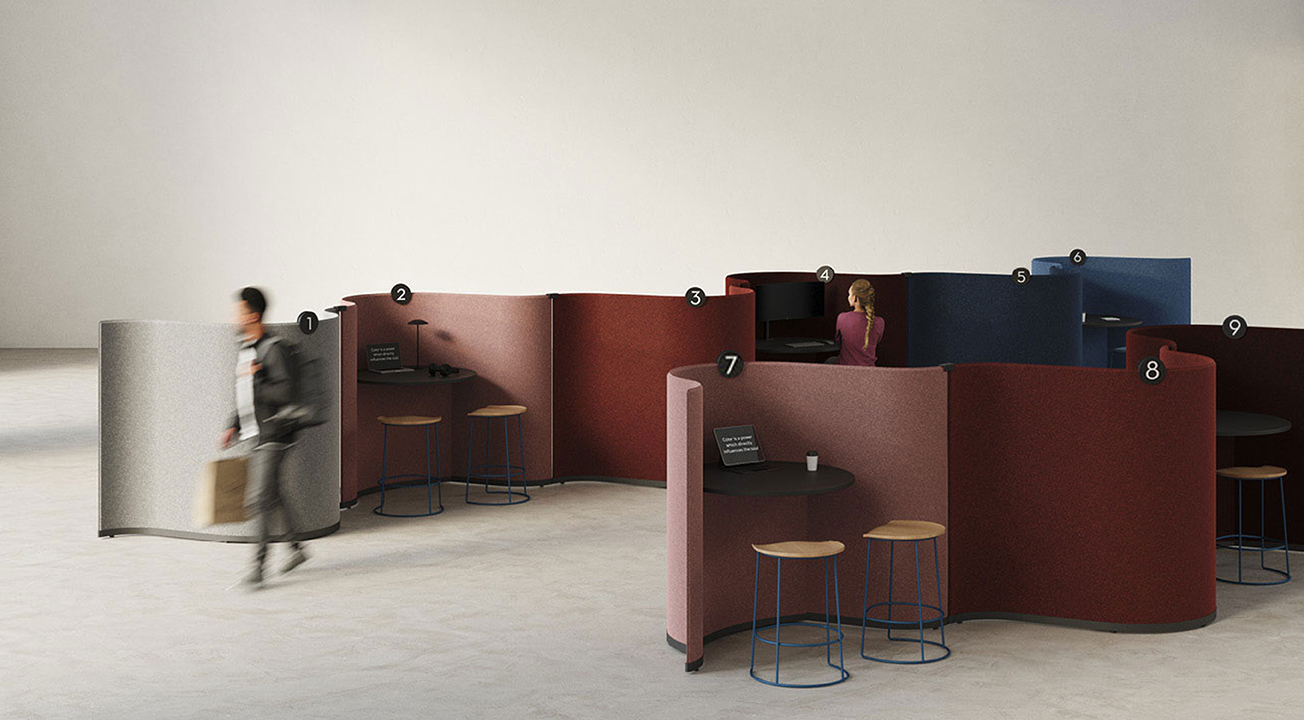 Commercial seating installation by WSI Office