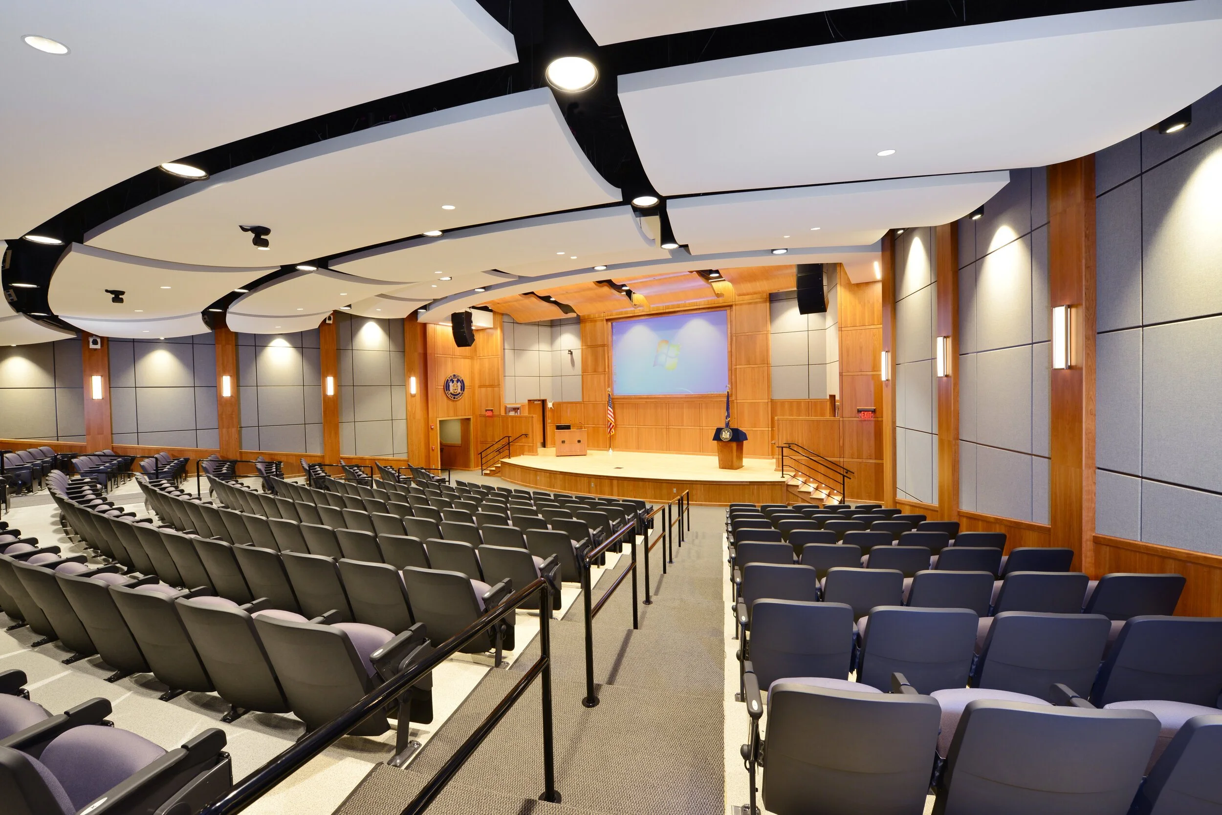 Glassboard and acoustic installation by WSI Office