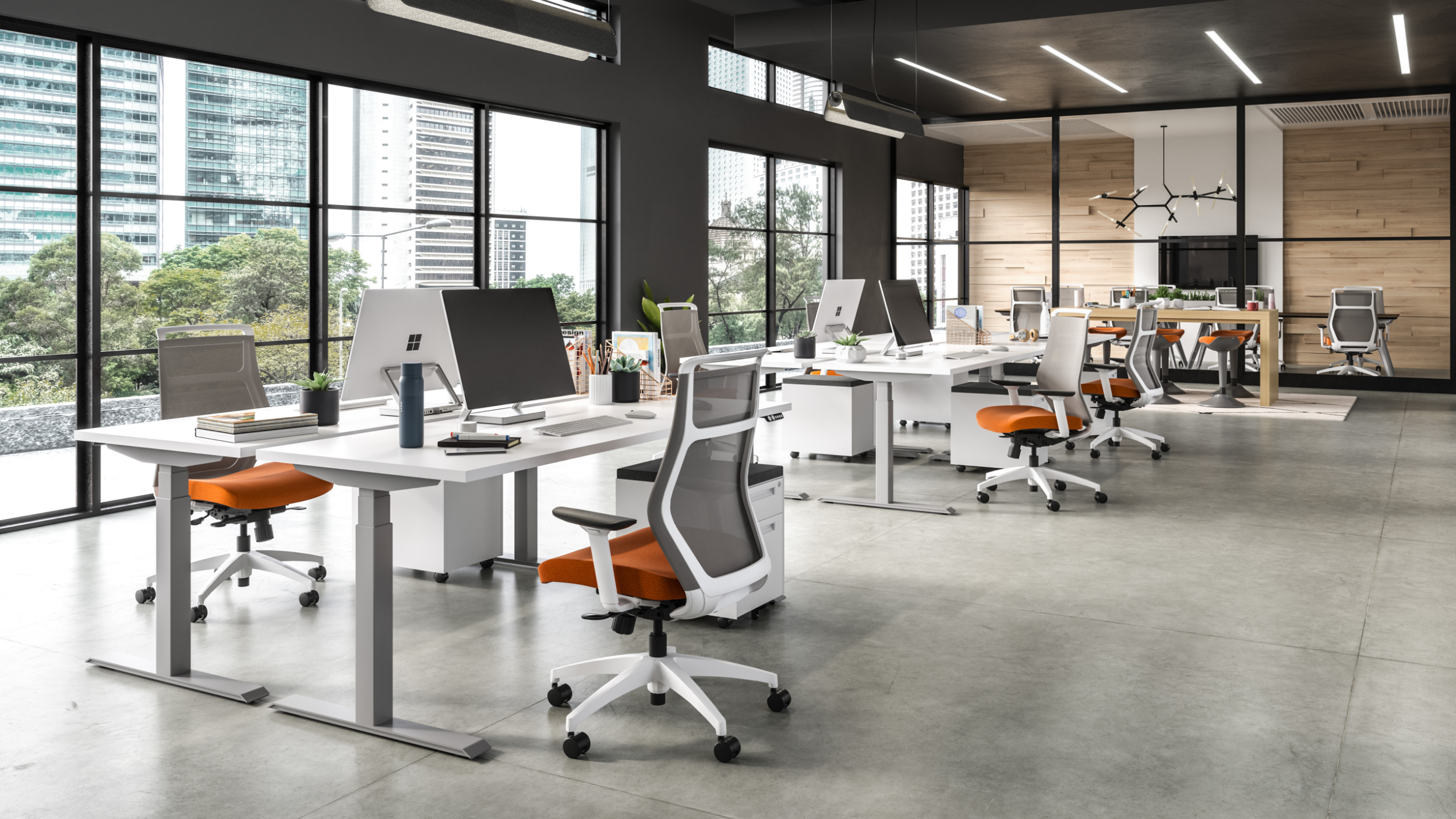Commercial seating installation by WSI Office