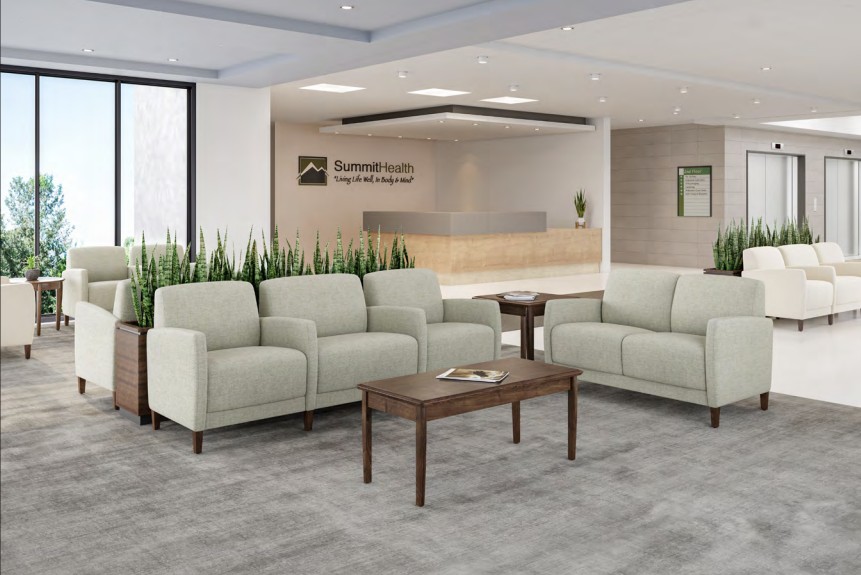 Healthcare furniture installation by WSI Office