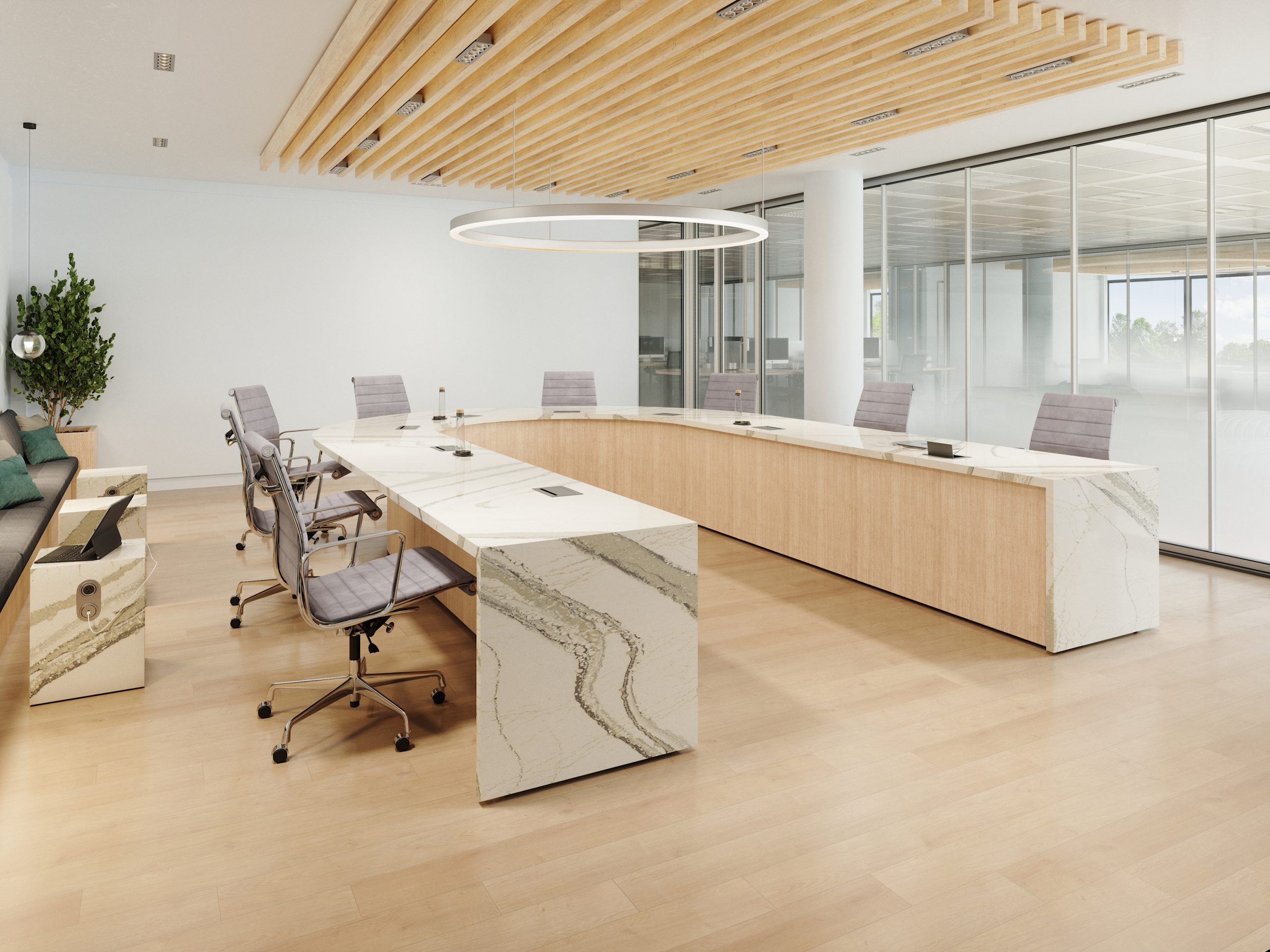 Conference room installation by WSI Office