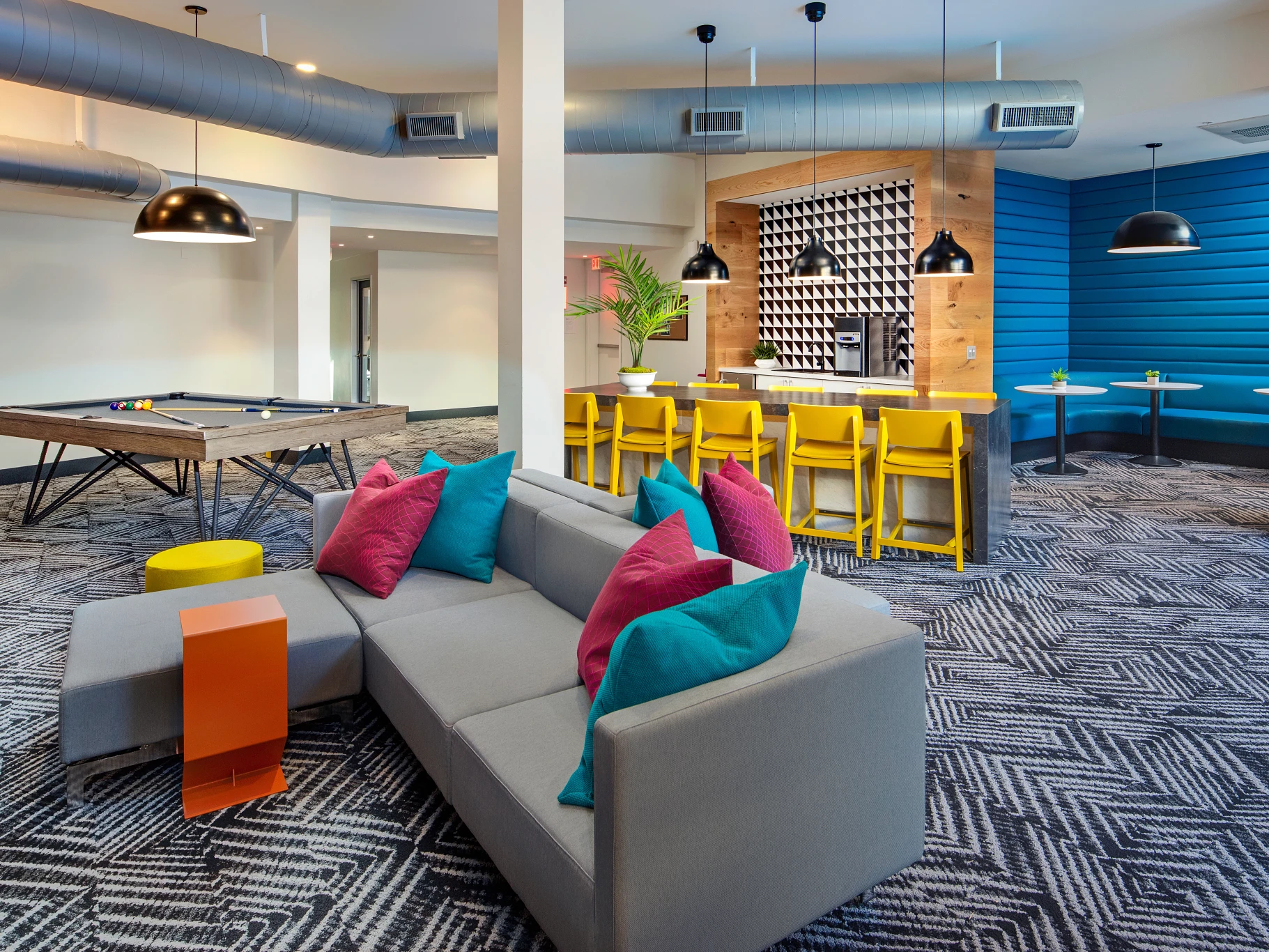 Commercial flooring installation by WSI Office