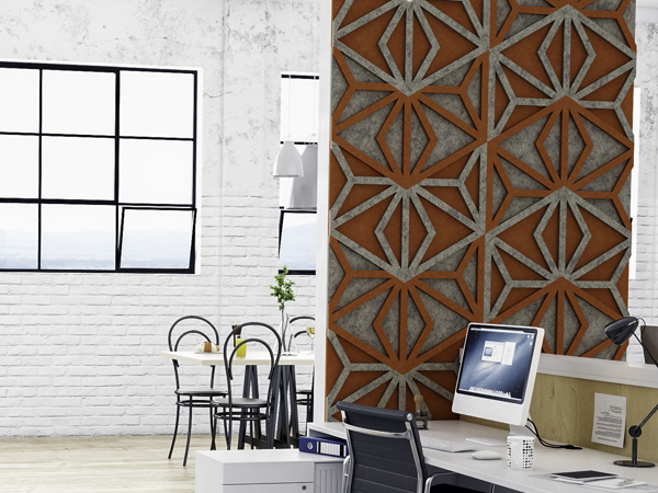 Glassboard and acoustic installation by WSI Office