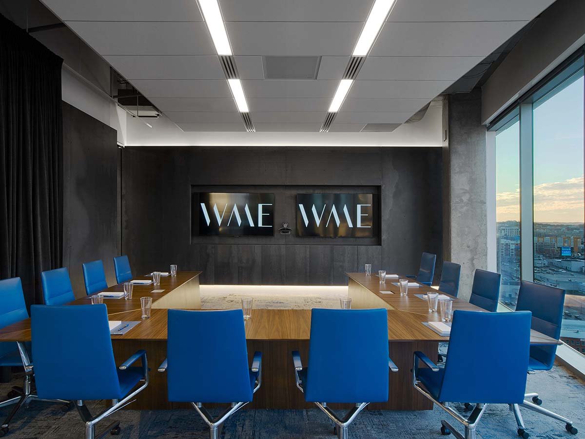 Conference room installation by WSI Office