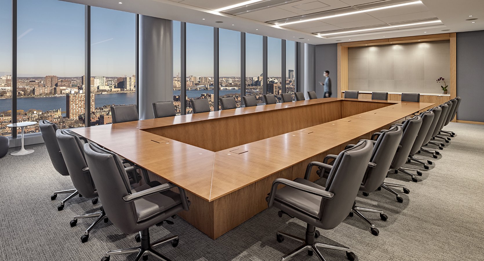 Conference room installation by WSI Office