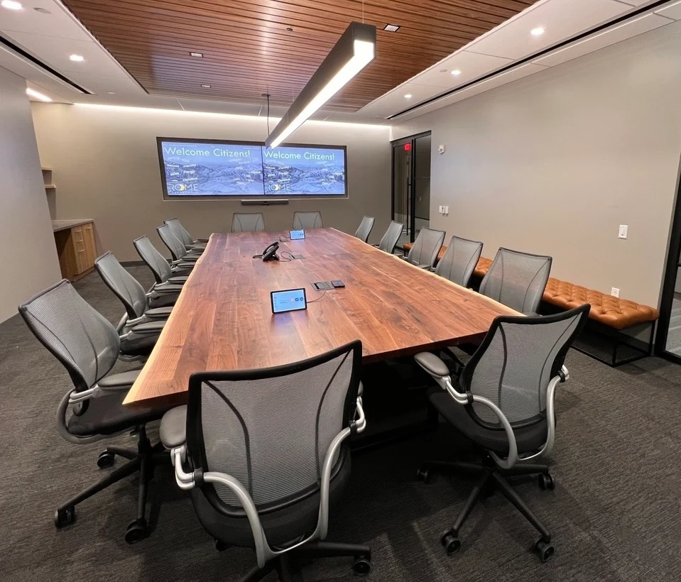 Conference room installation by WSI Office