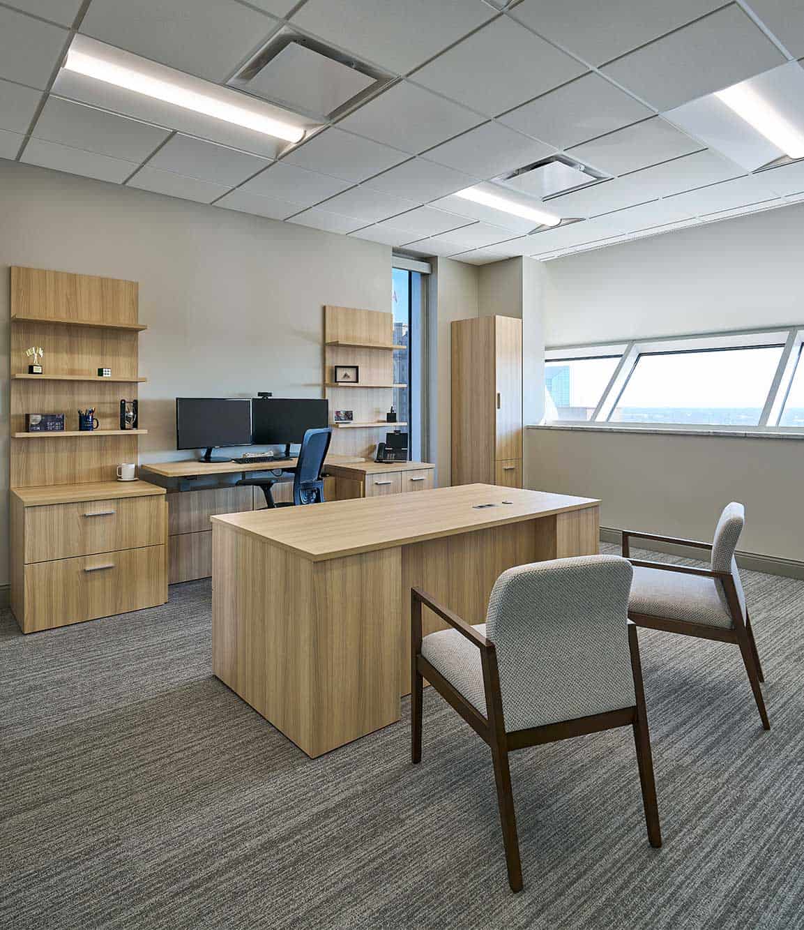 Private office installation by WSI Office