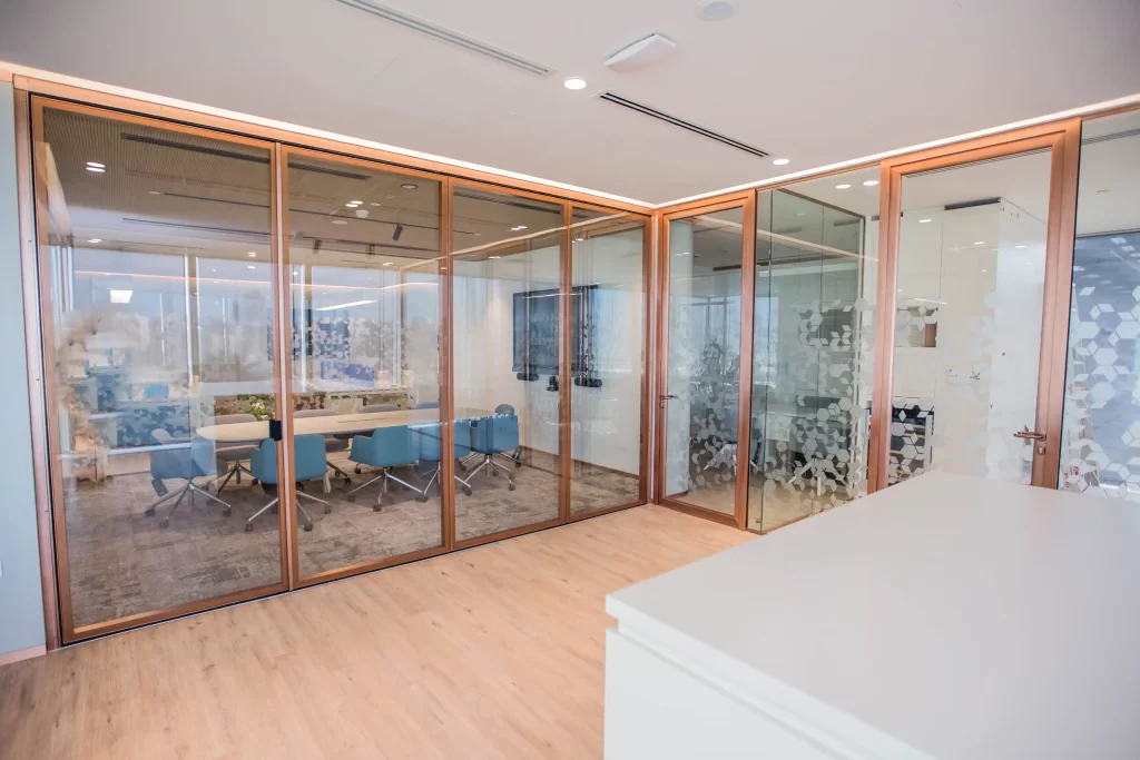 Architectural wall installation by WSI Office