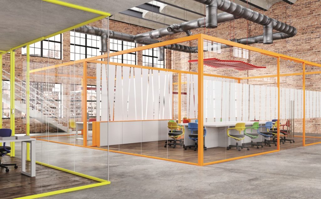 Architectural wall installation by WSI Office