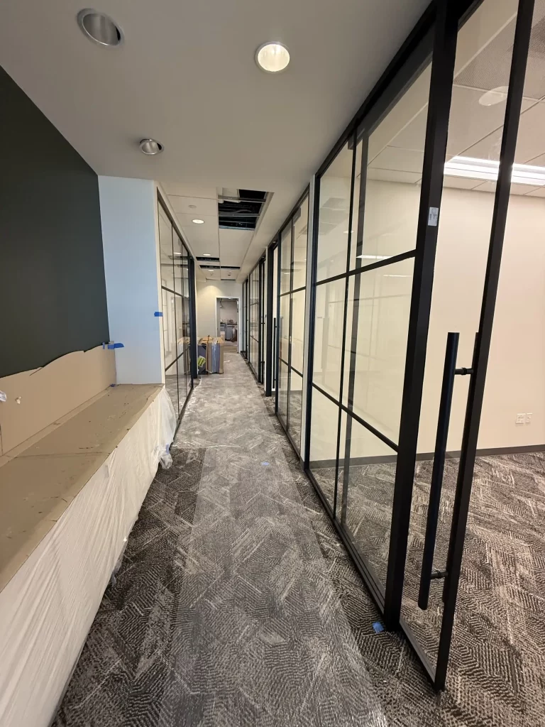 Architectural wall installation by WSI Office