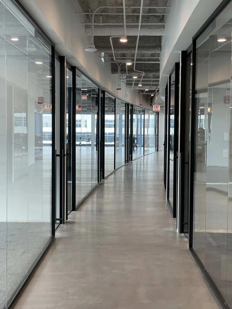 Architectural wall installation by WSI Office