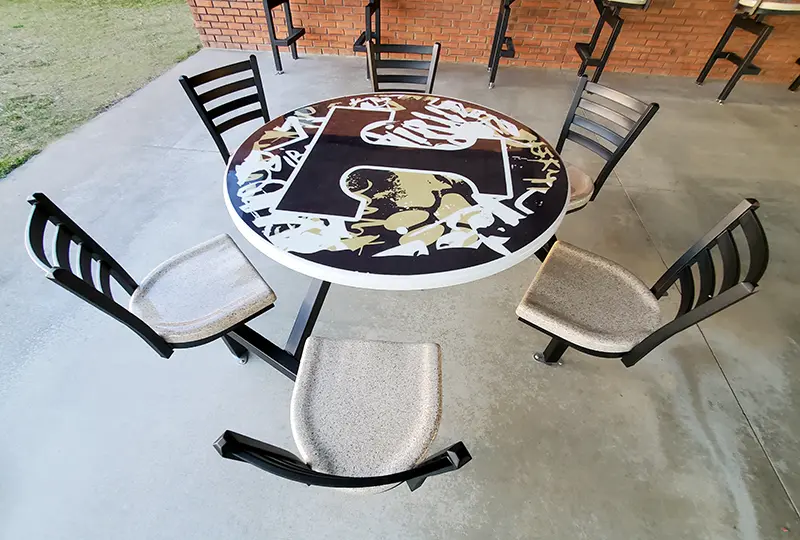 Education furniture installation by WSI Office