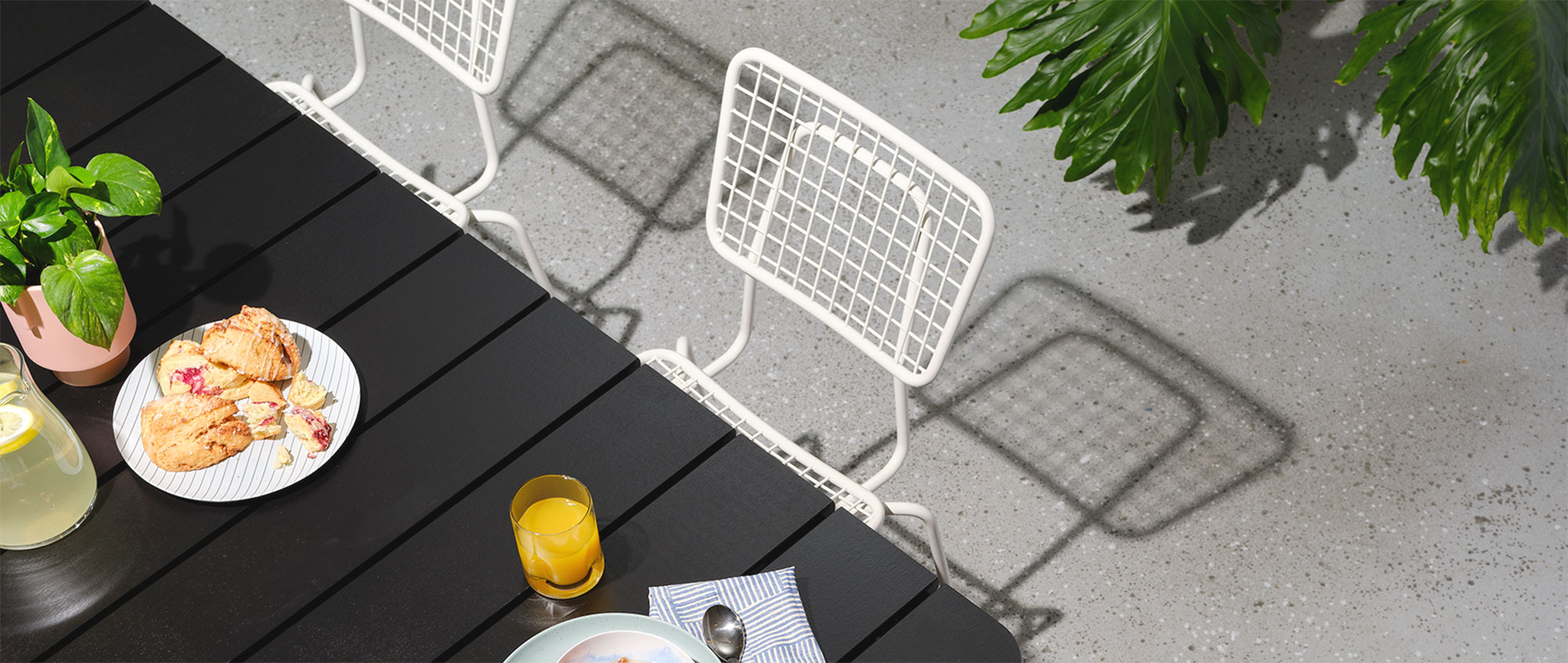Outdoor furniture installation by WSI Office