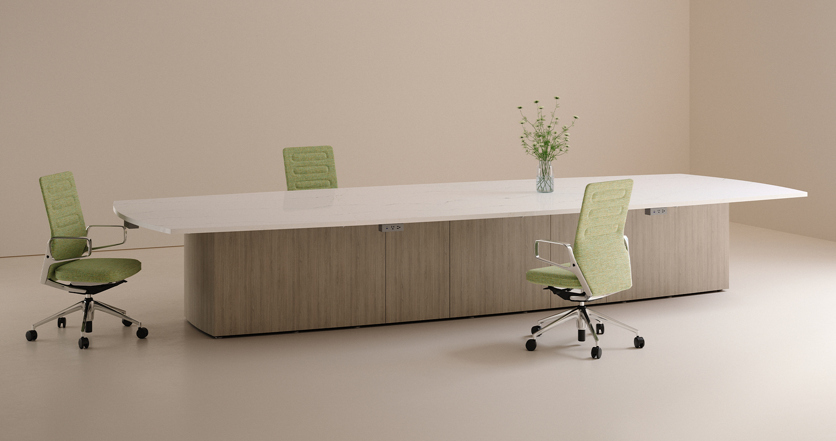 Conference room installation by WSI Office