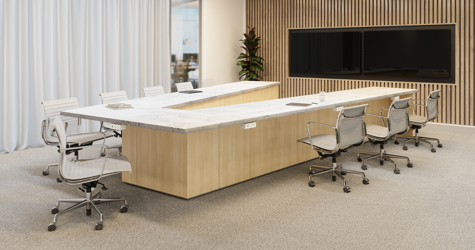 Conference room installation by WSI Office